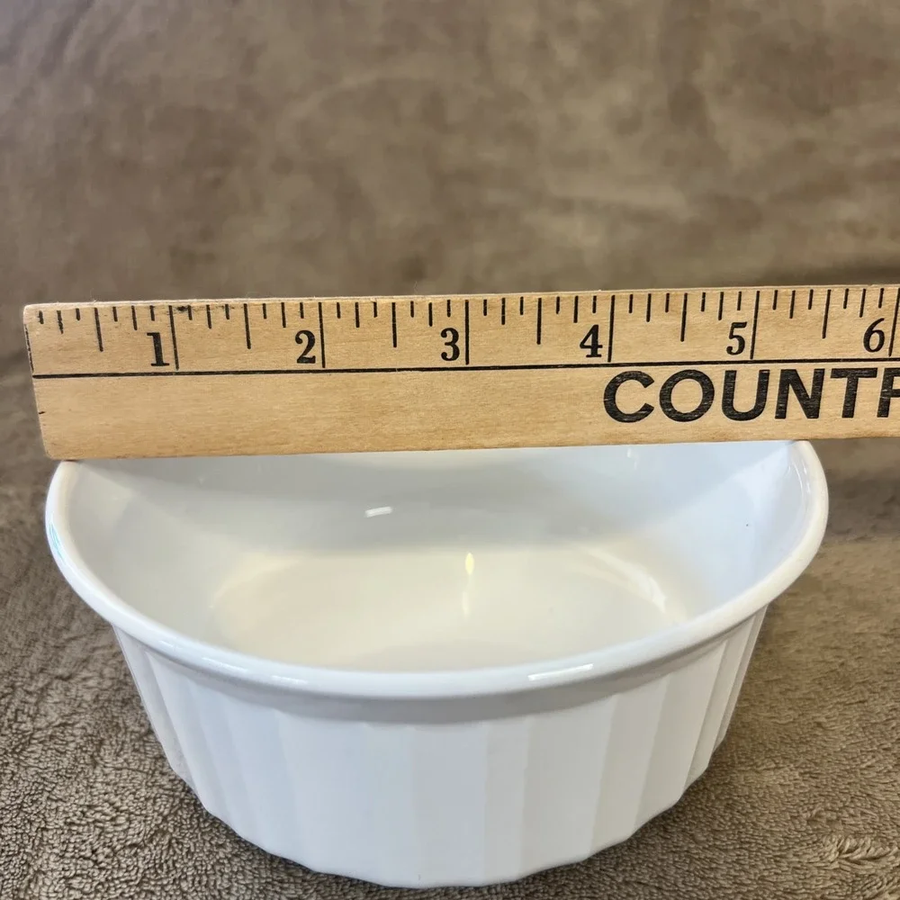 Corning‎ Ware by Corelle F-16-B French White Casserole Dish Bowl 16oz Ramekin